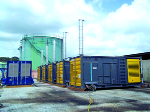 Caption-Atlas Copco Power Technique QAC 1250 containerized diesel generators